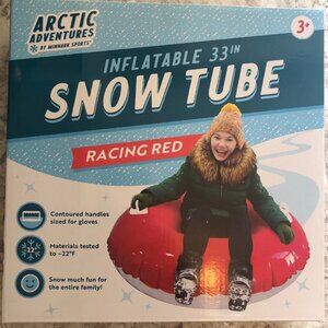 Inflatable snow tube 33"